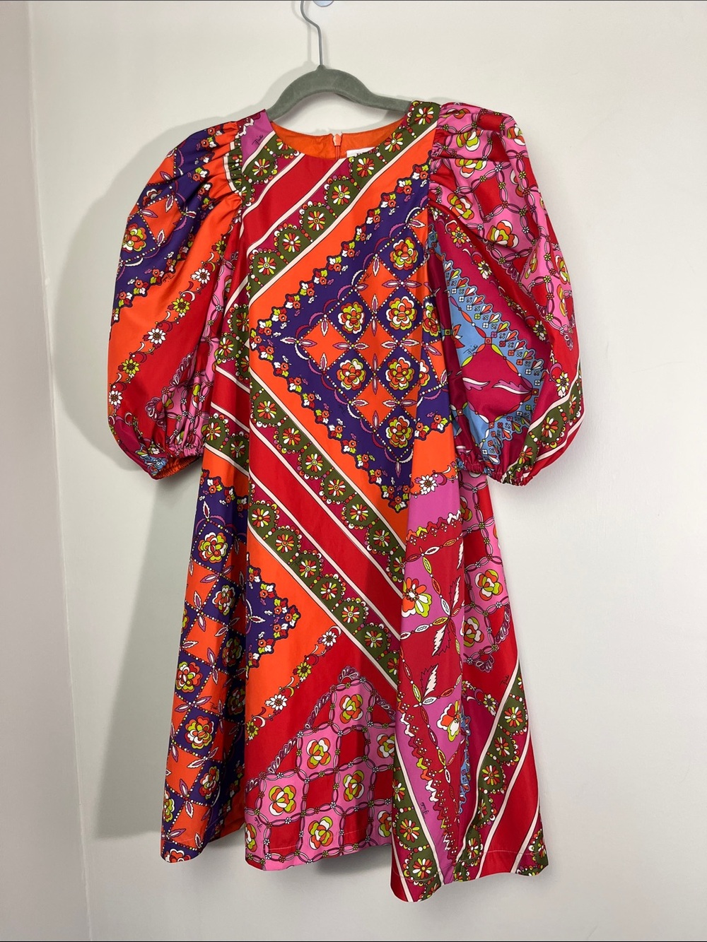 PUCCI Puff-Sleeve Festa print Kids Dress